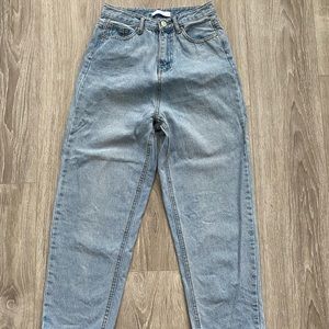 Oak and Fort cropped high waisted jeans
